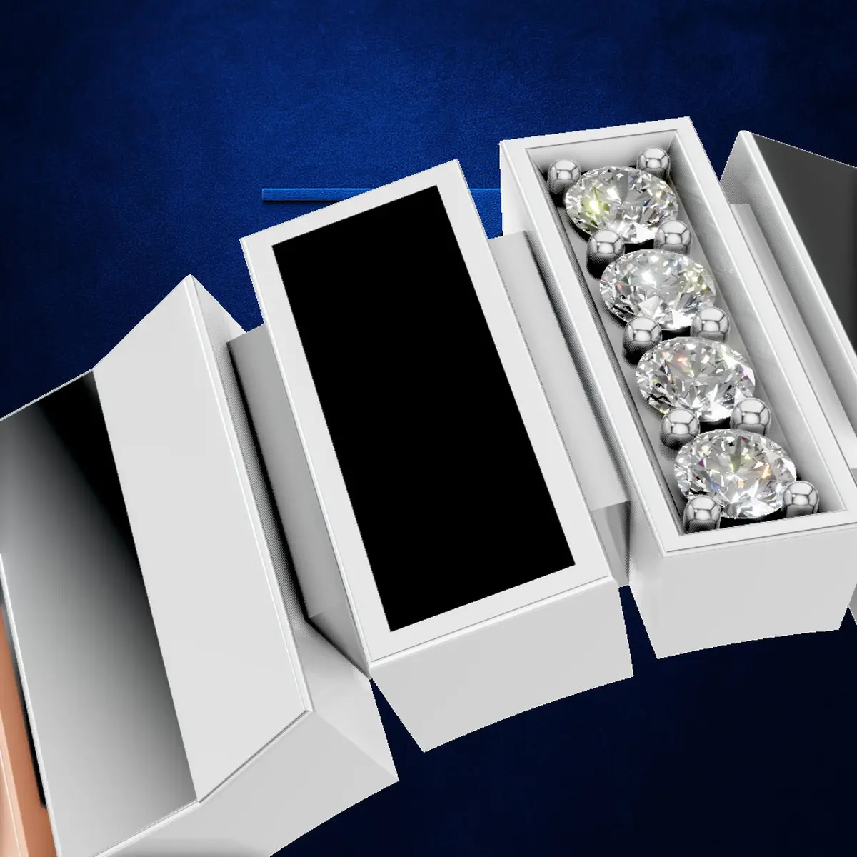 Trendy Mens Engagement Pattern Ring