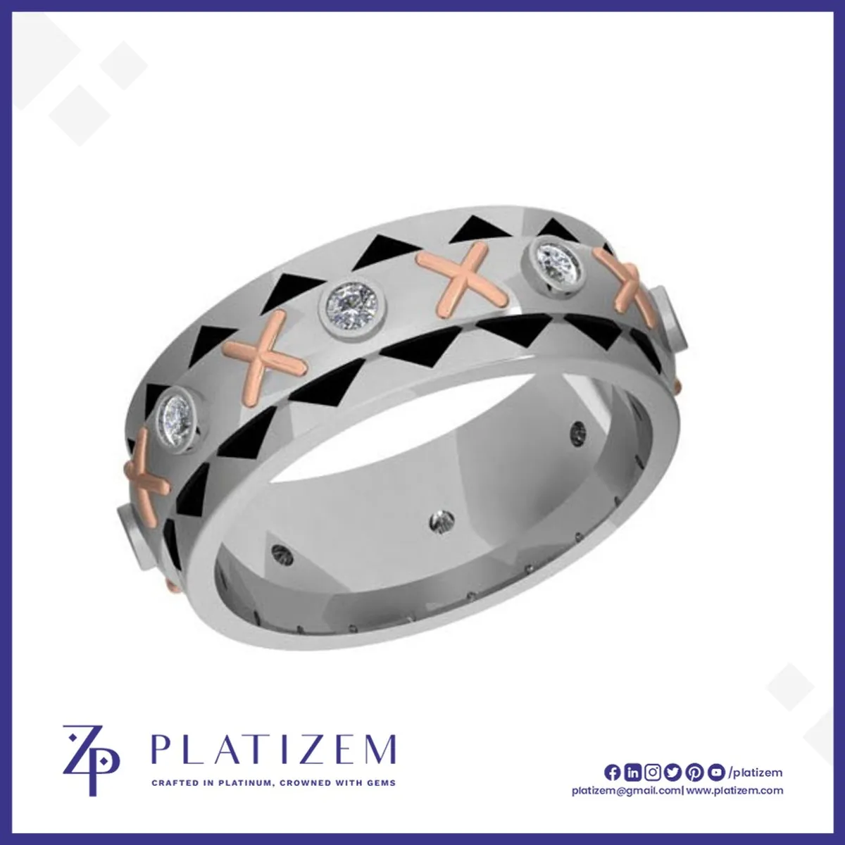 14k Gold Male Wedding Band