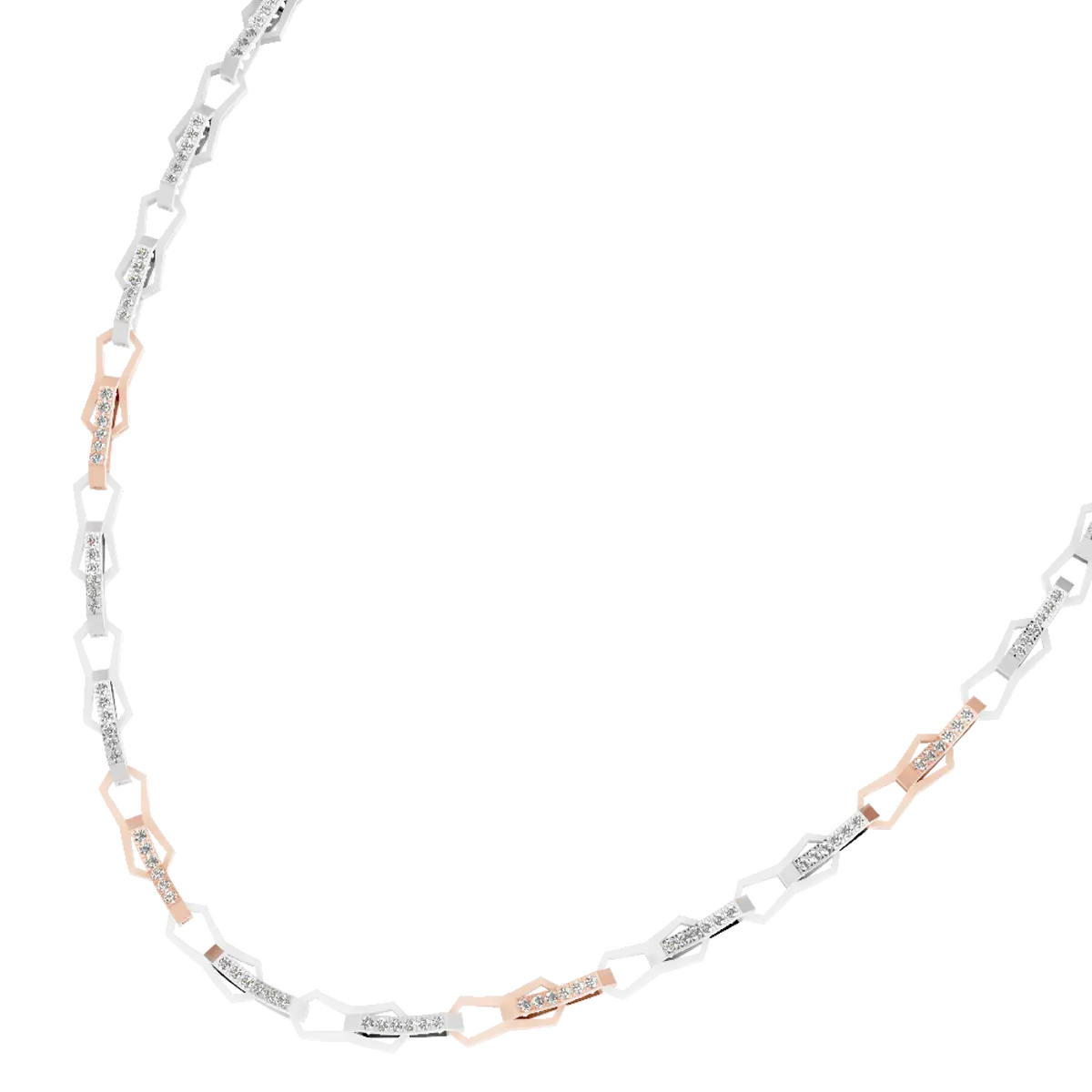Luxury Platinum Diamond Chain for Men