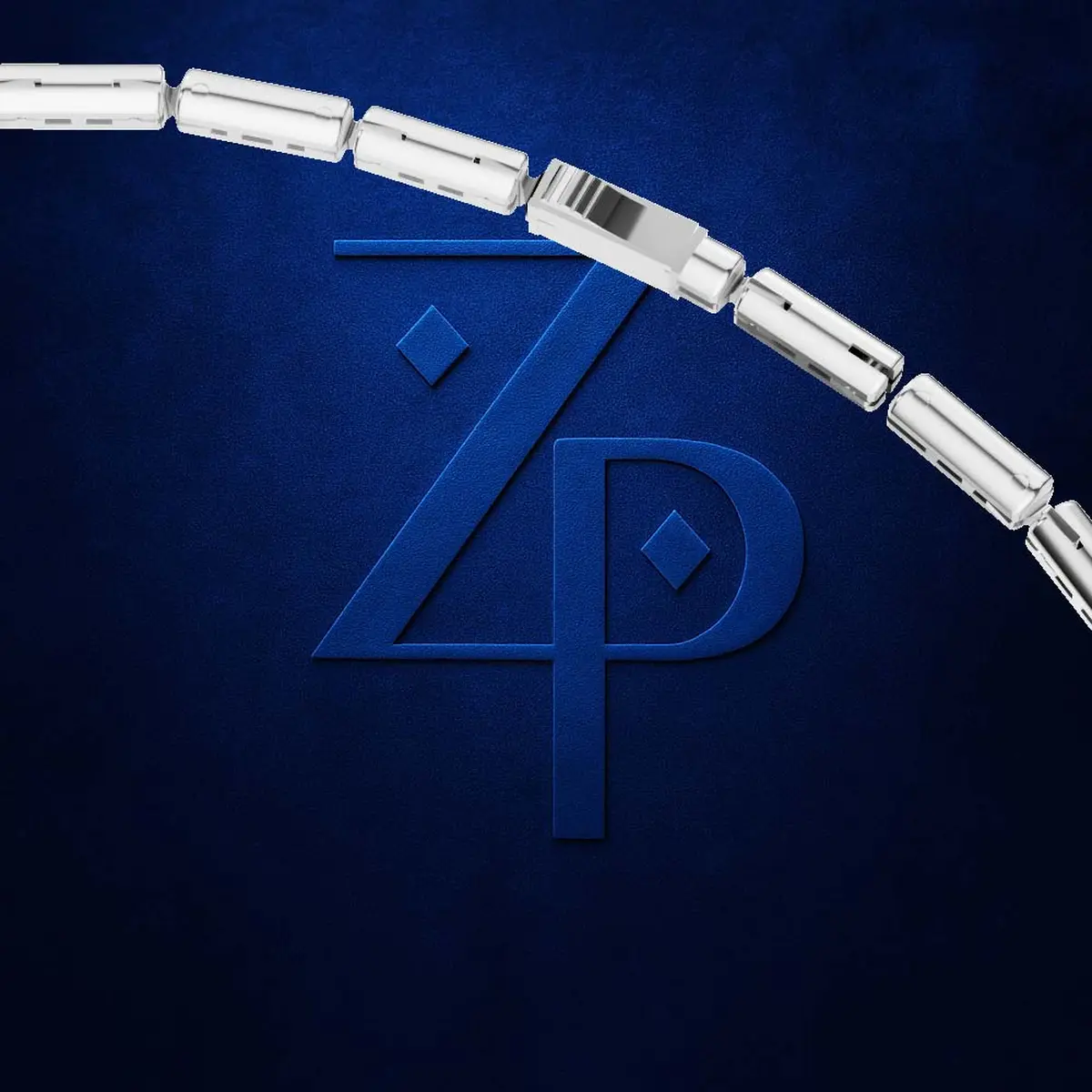 Mens Solid Platinum Chain