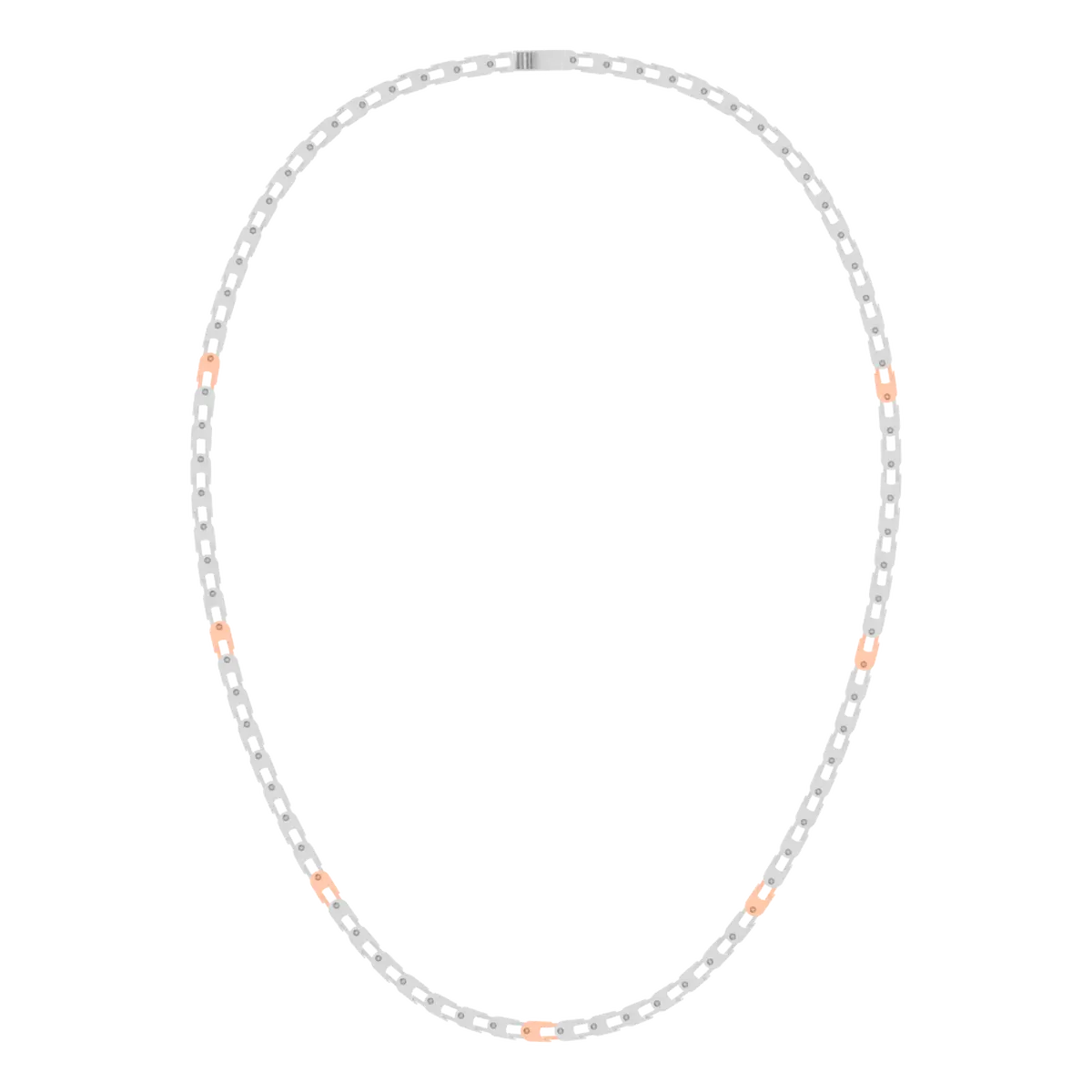 Mens Platinum Link Chain