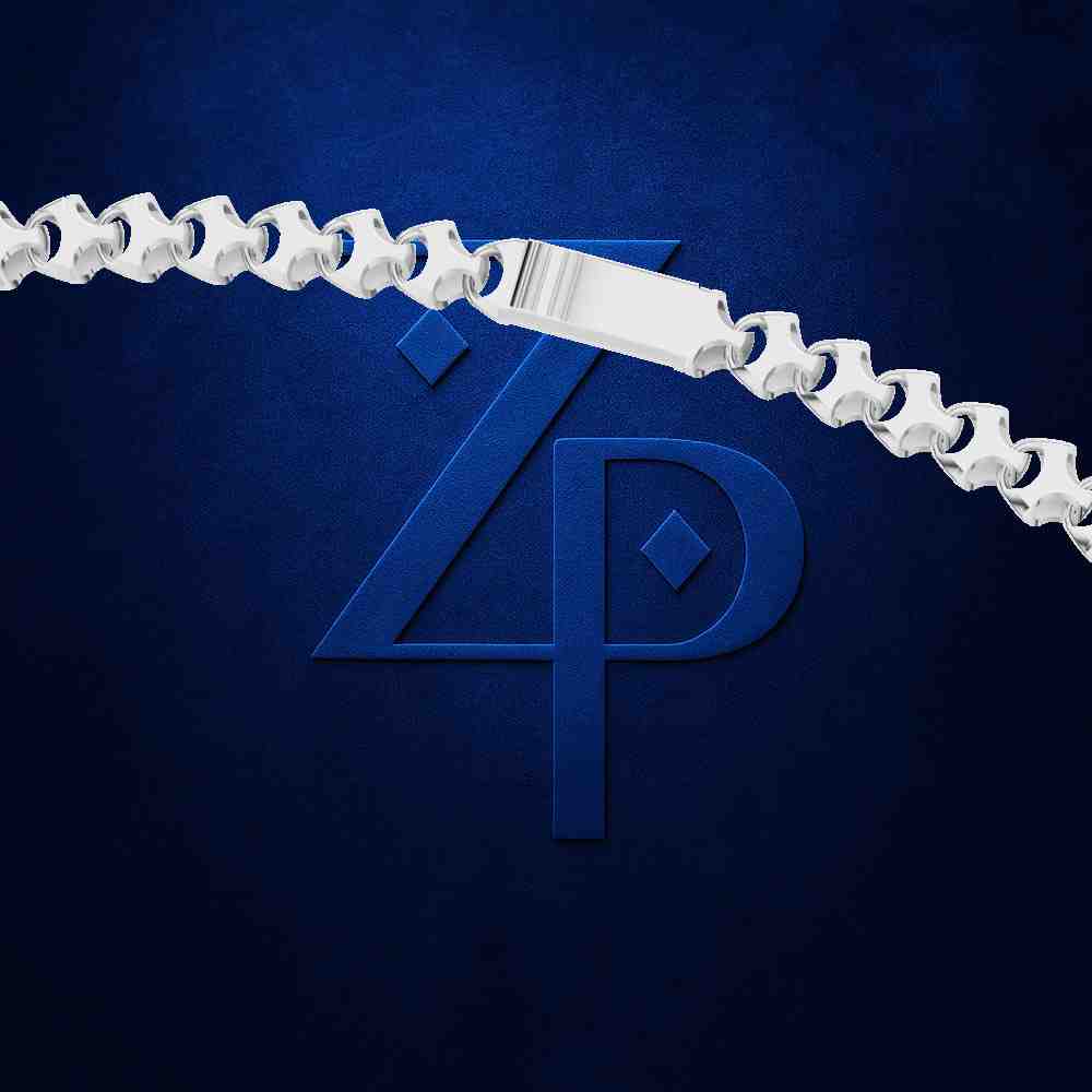 4.2mm Platinum Rose Gold Chain for Men 