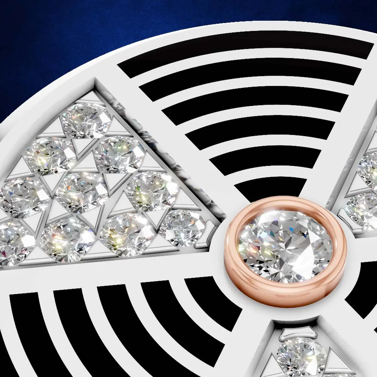 Radiant Axis Diamond Shirt Button – Platinum 950