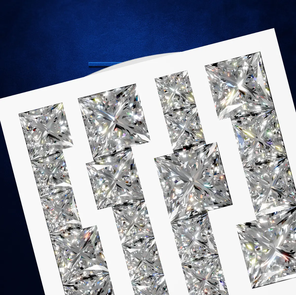 Eco Luxe | Lab Diamond Platinum Cufflinks