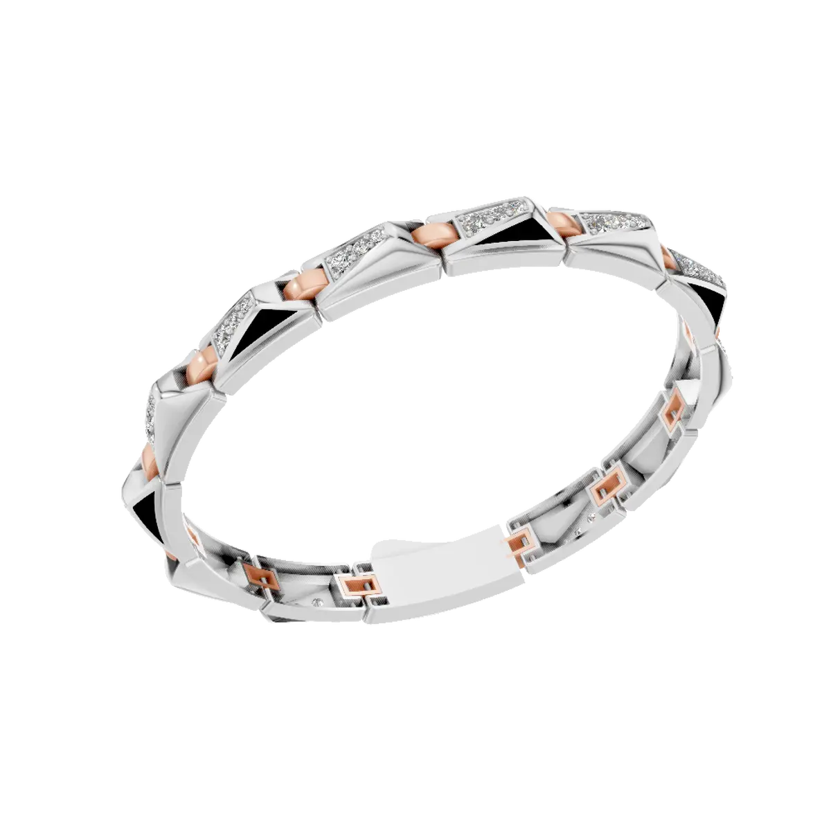 Stylish Lab Diamond Bracelet for Men