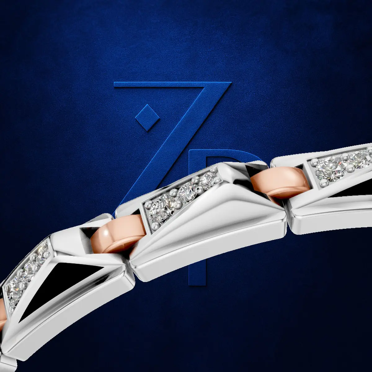 Stylish Lab Diamond Bracelet for Men
