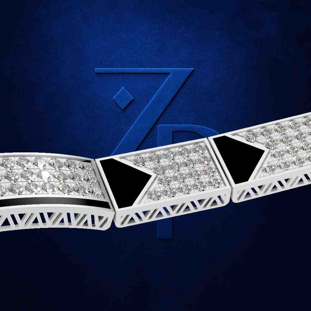 Platinum Diamond Bracelet For Men 