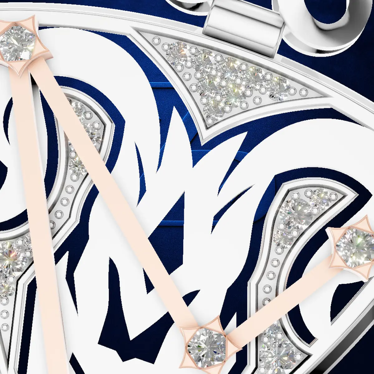 Aries Glow | Platinum Zodiac Diamond Pendant