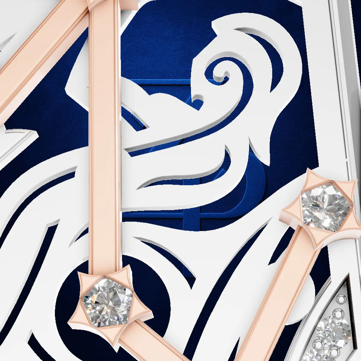 Gemini Spark | Platinum Lab Diamond Pendant