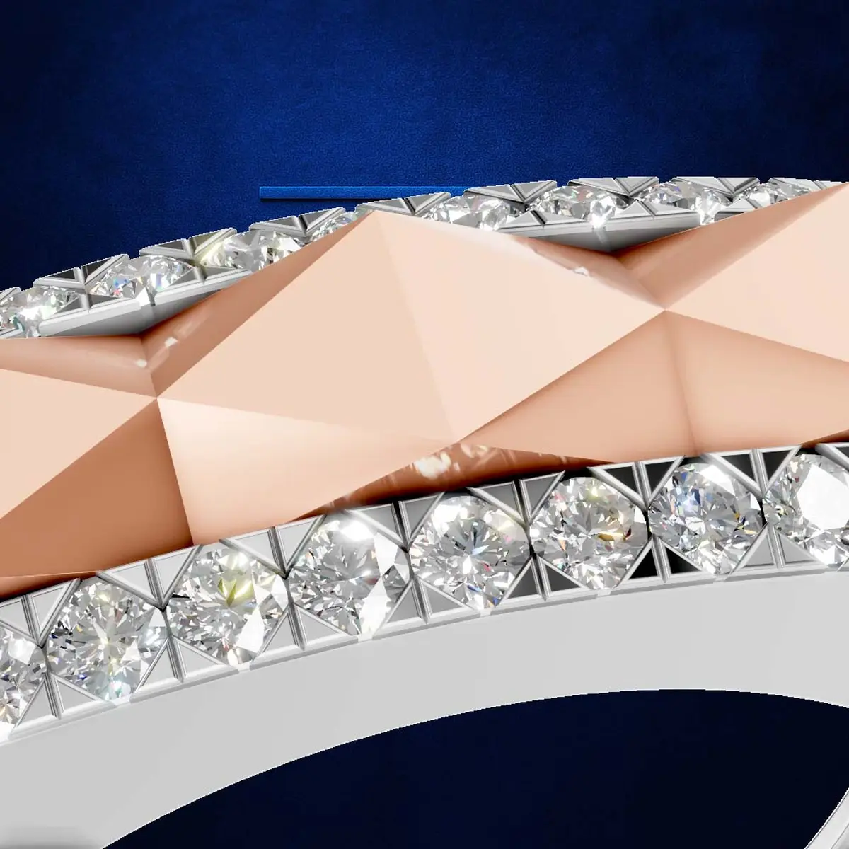 Gold And Platinum Ring For Men