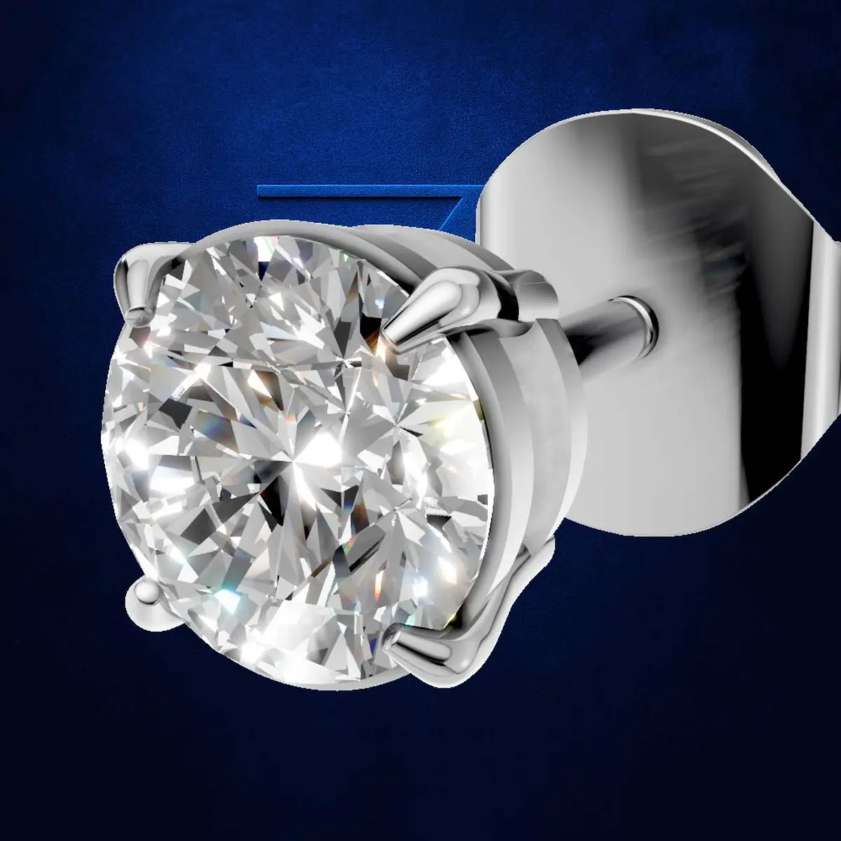 0.50 ct Diamond Designer Earring