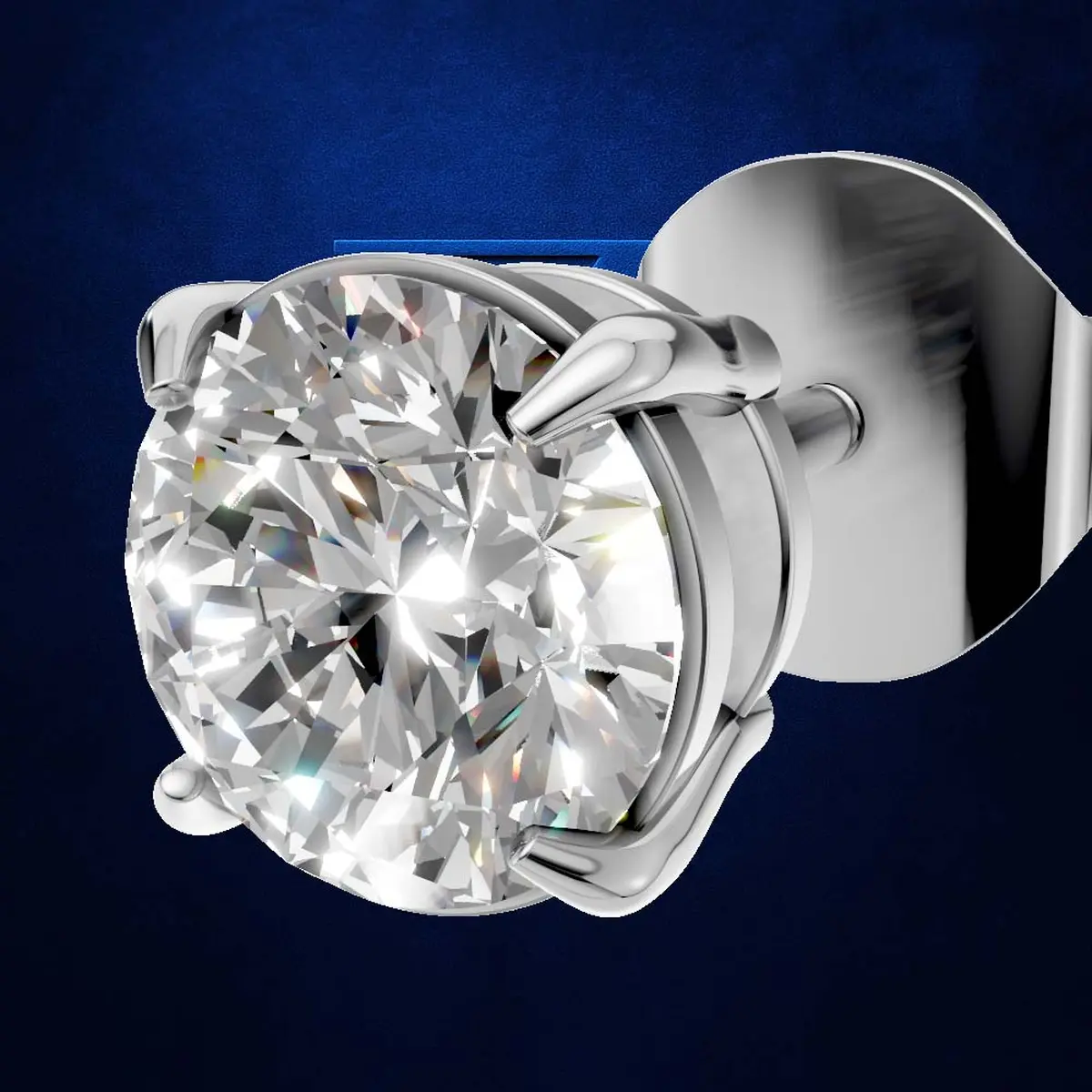 0.75 Pointer Lab Diamond Earring 