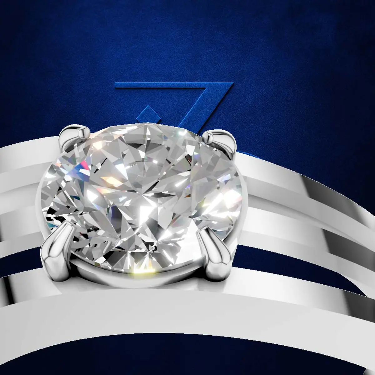 0.75 Pointer Lab Diamond Ring