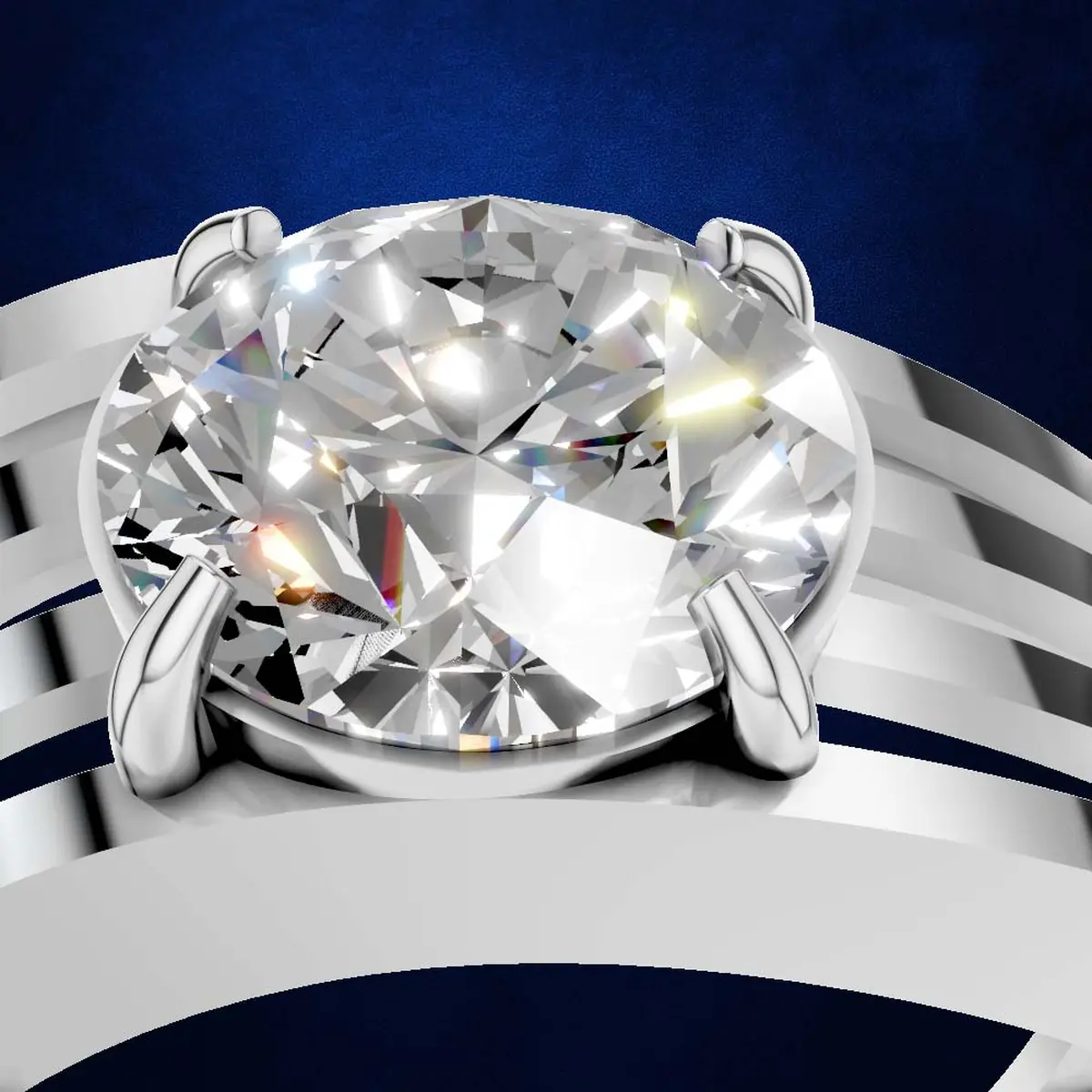 1.5 ct Round Diamond Ring