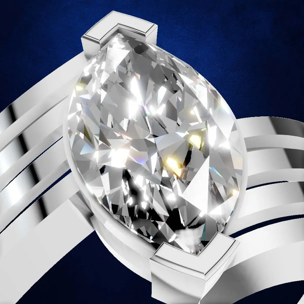 1.50ct Luxe Marquise Solitaire Ring