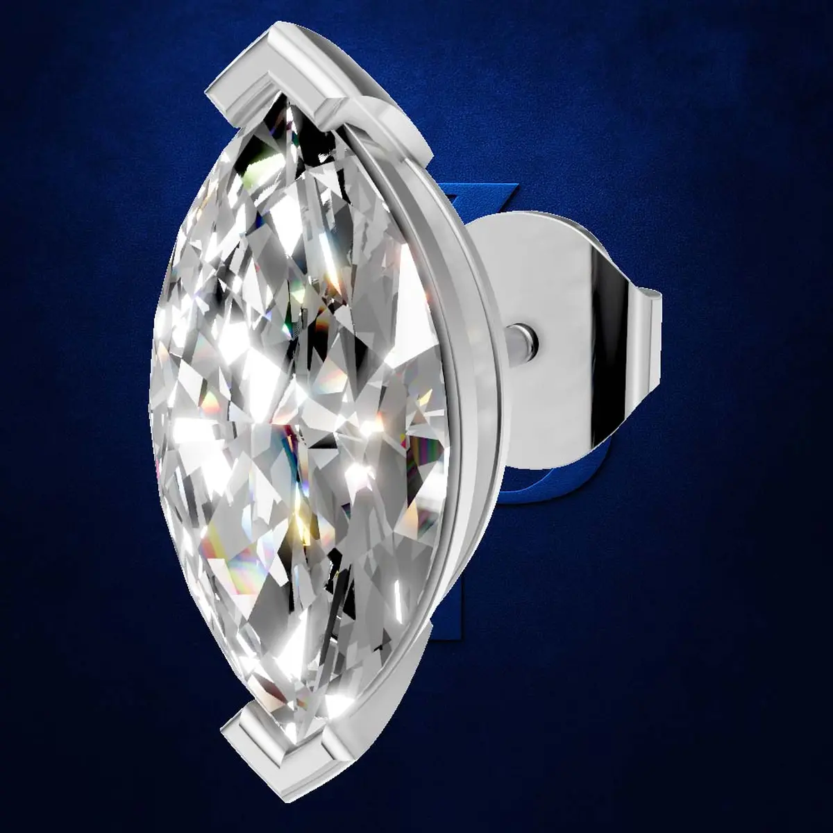 2.50ct Ultimate Marquise Solitaire Stud Earrings