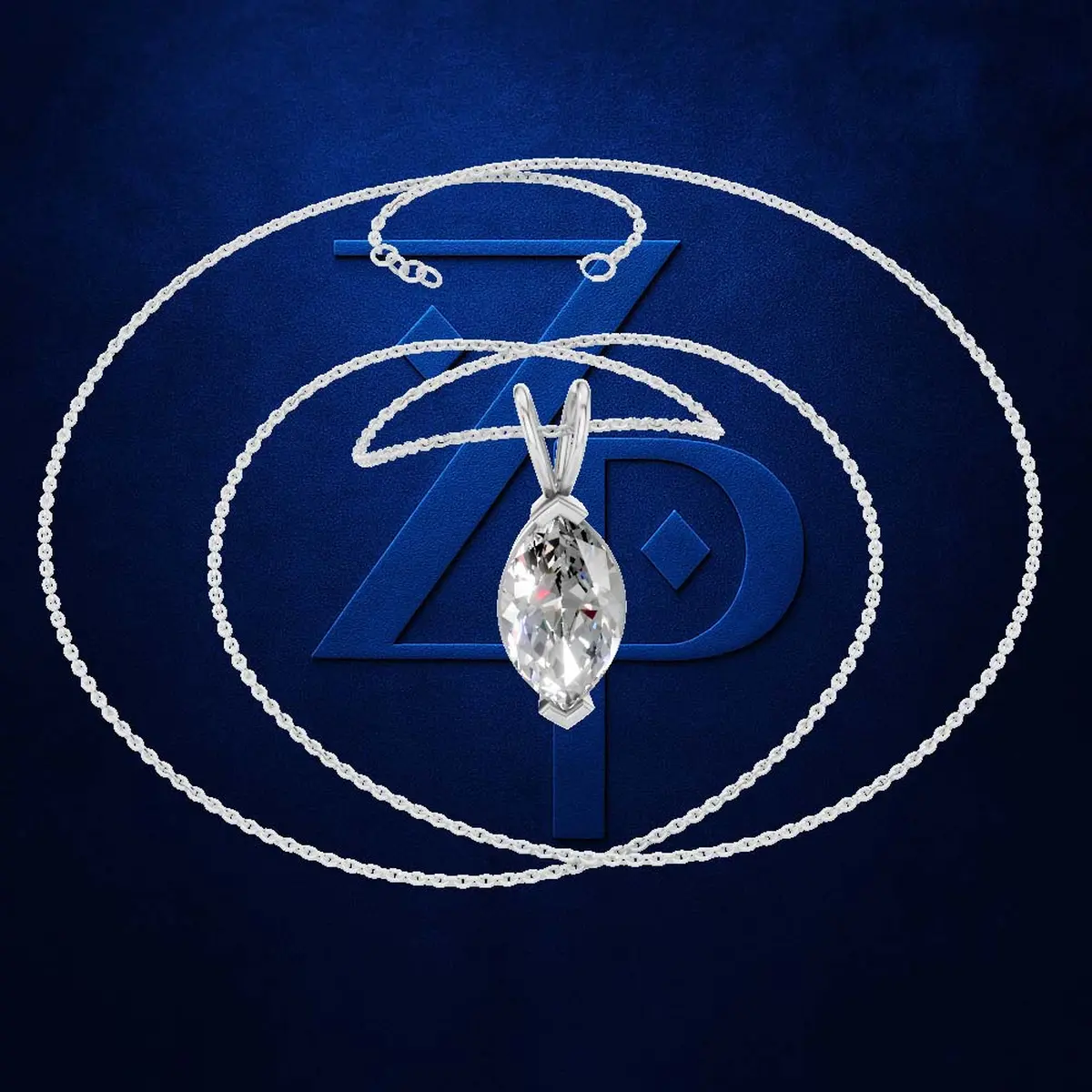 2.50ct Ultimate Marquise Solitaire Pendant