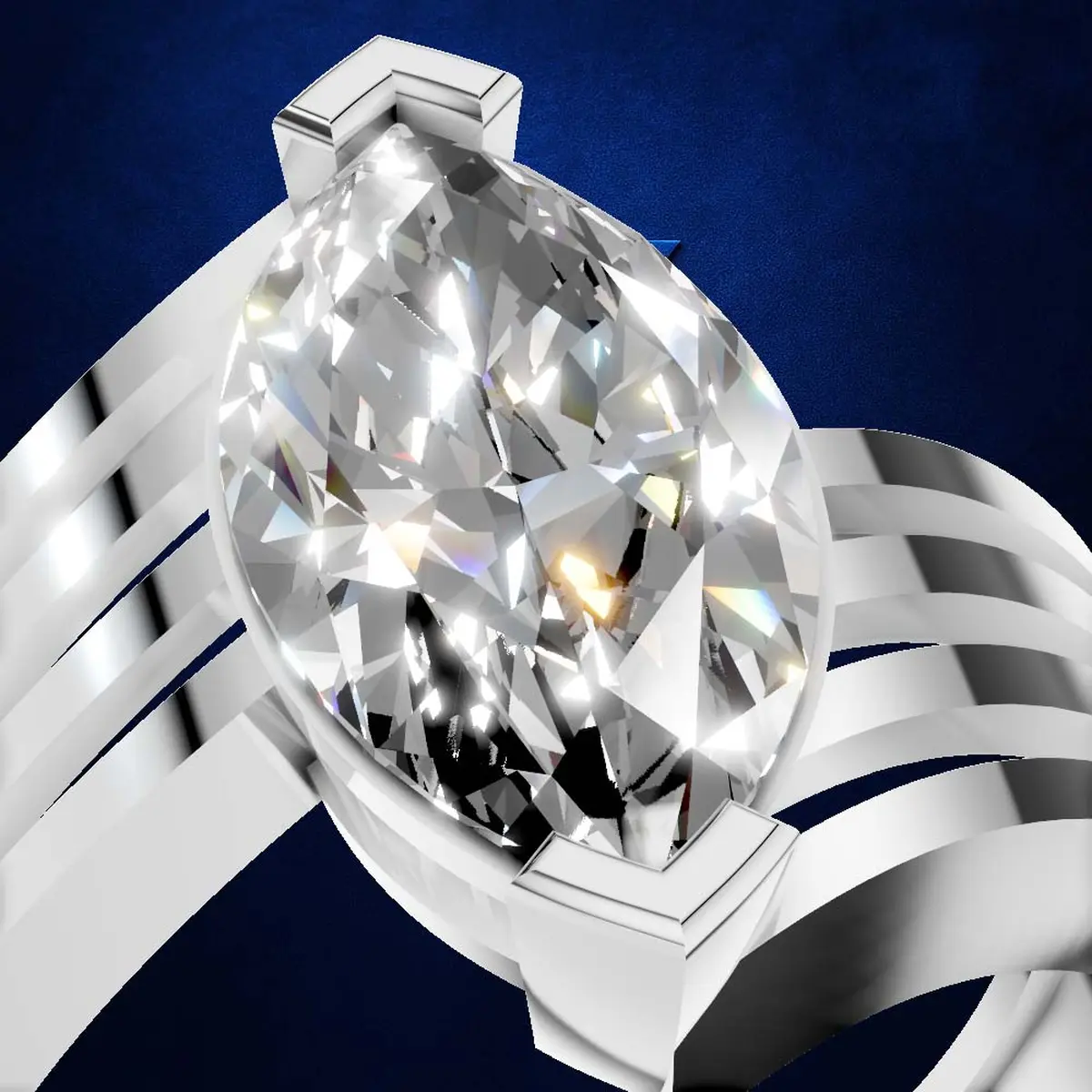 2.50ct Ultimate Marquise Solitaire Ring