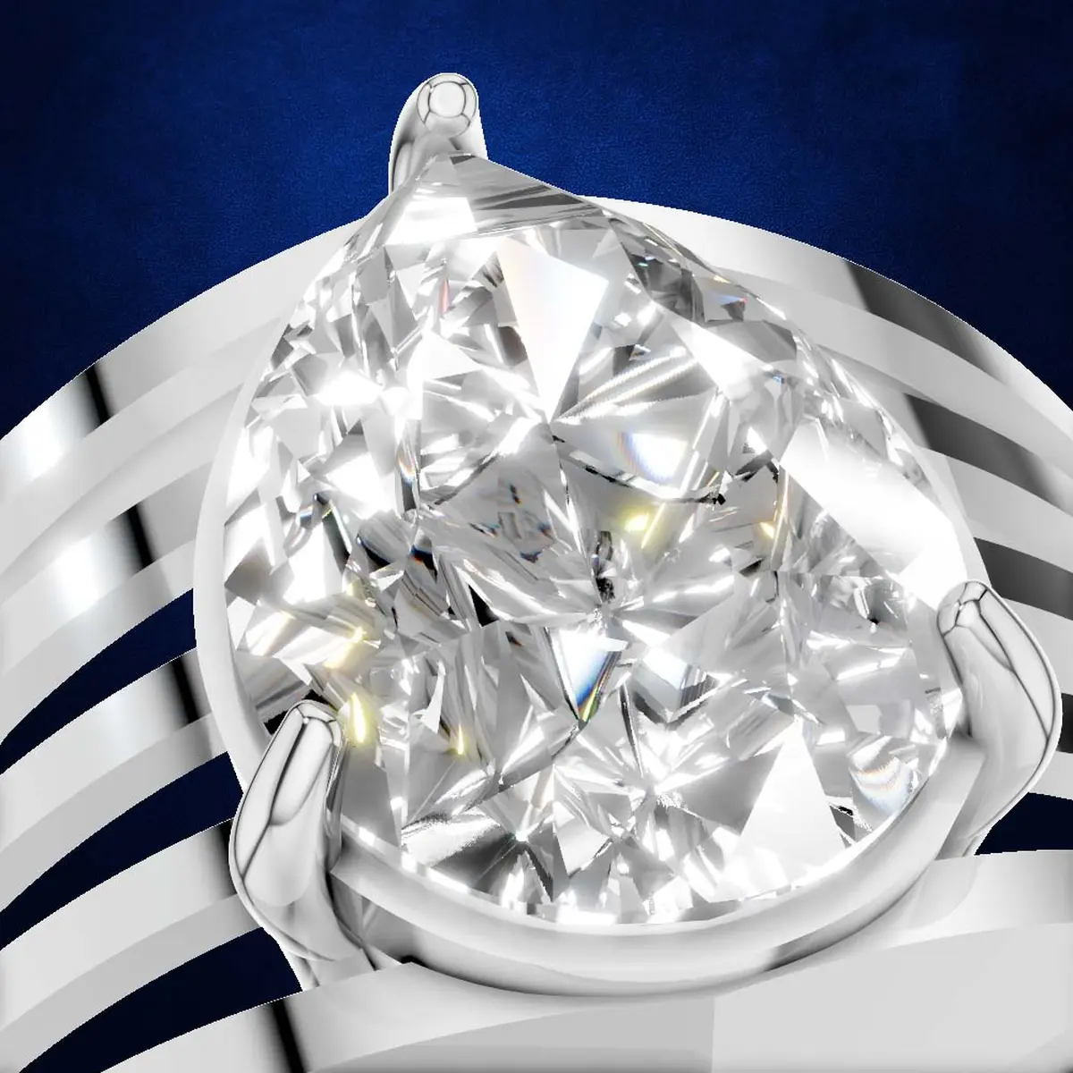 3.00ct Timeless Pear Solitaire Ring