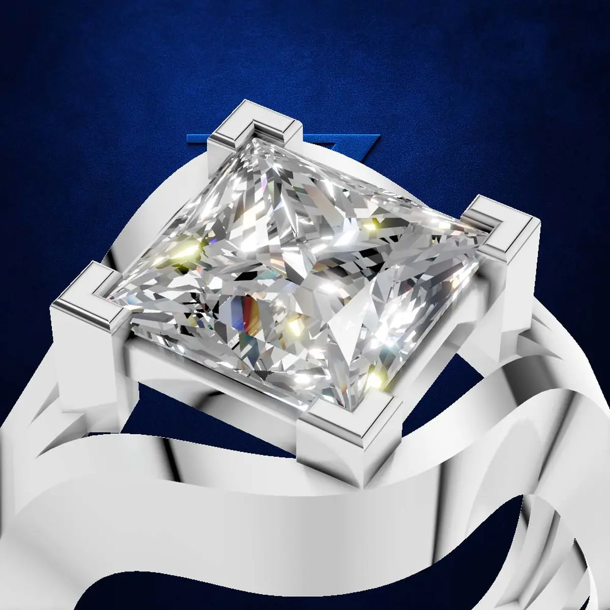 3.00ct Luxe Princess Ring