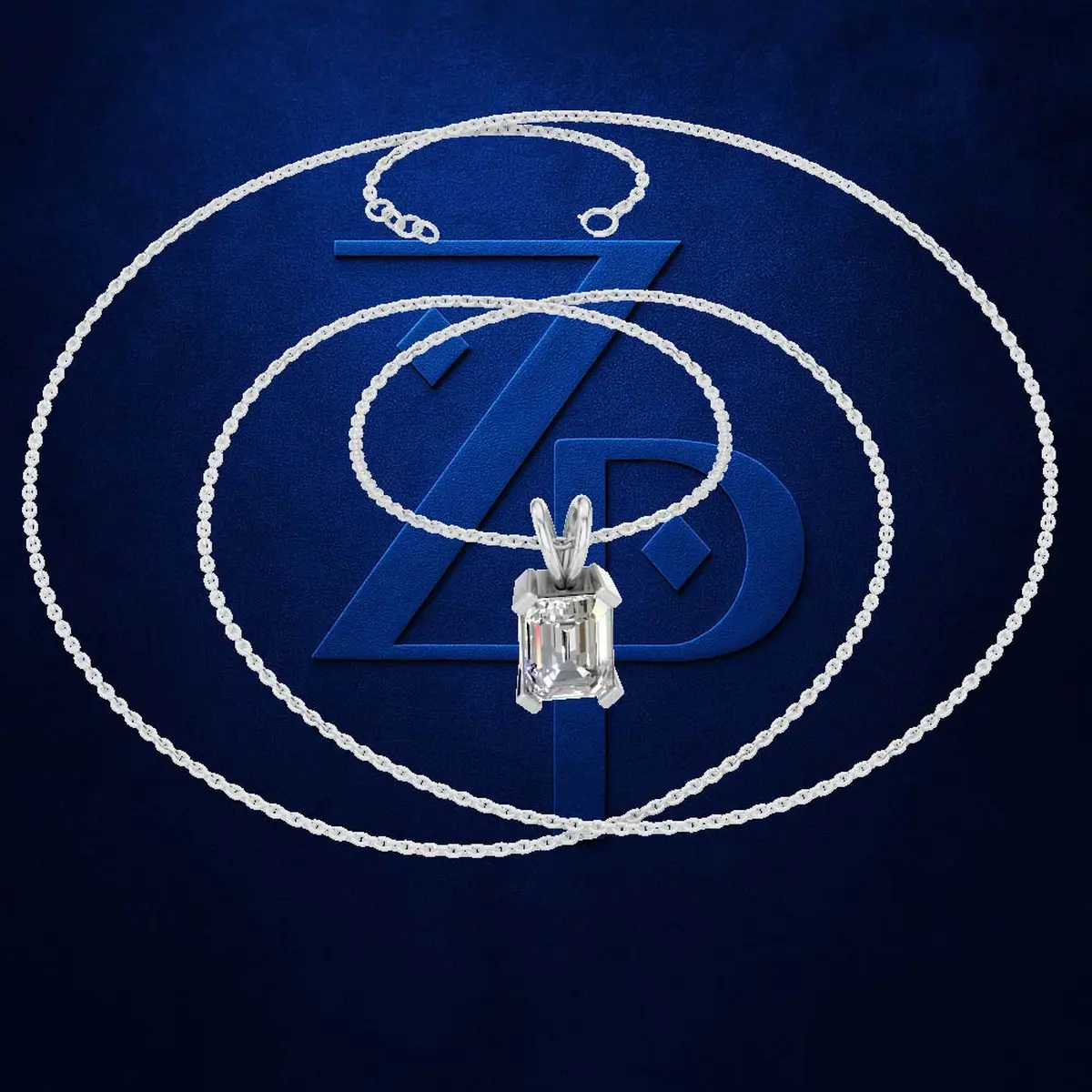 1.00ct Timeless Emerald Cut Pendant