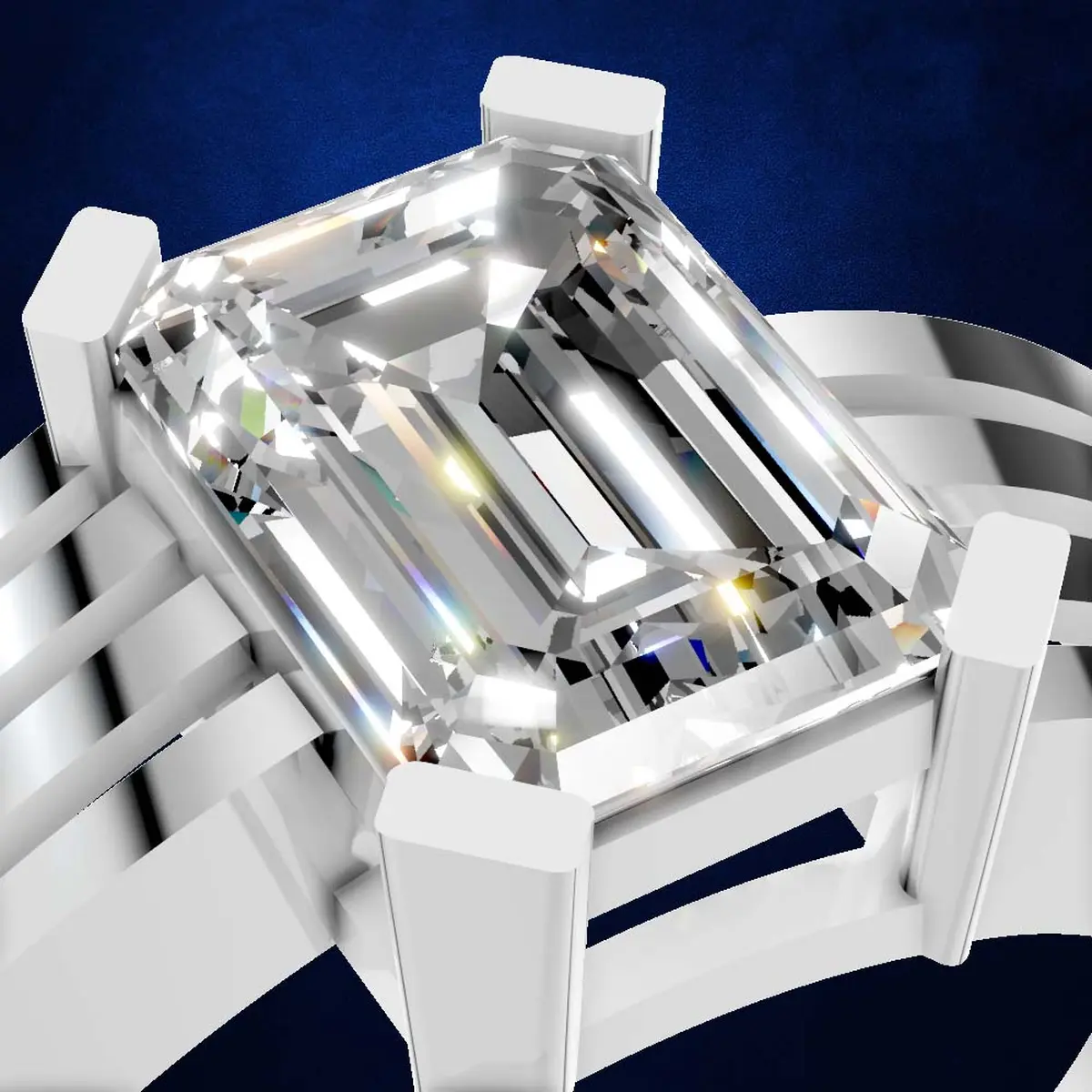 2.50ct Luxe Emerald Ring