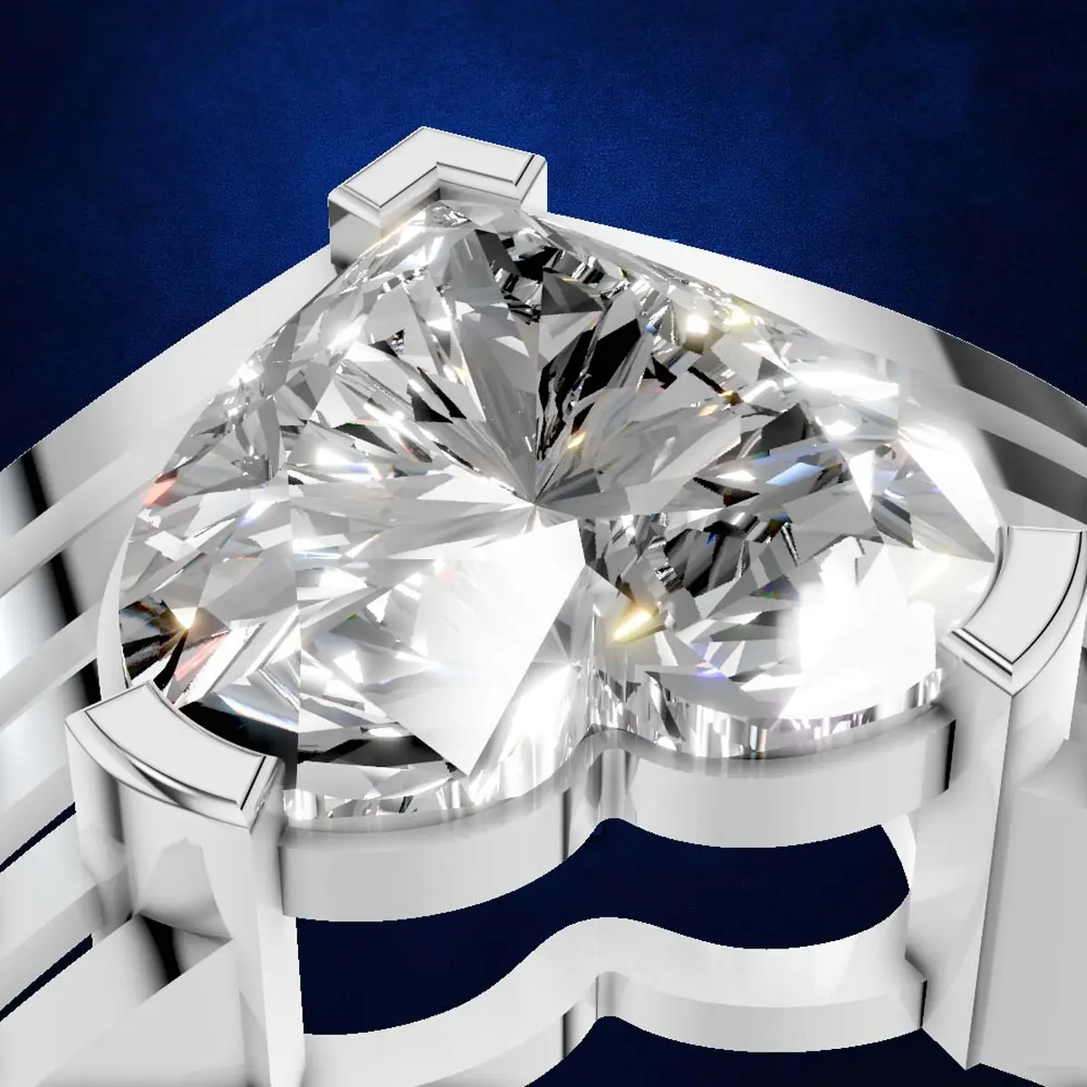 3.00ct Luxury Heart Shape Solitaire Ring