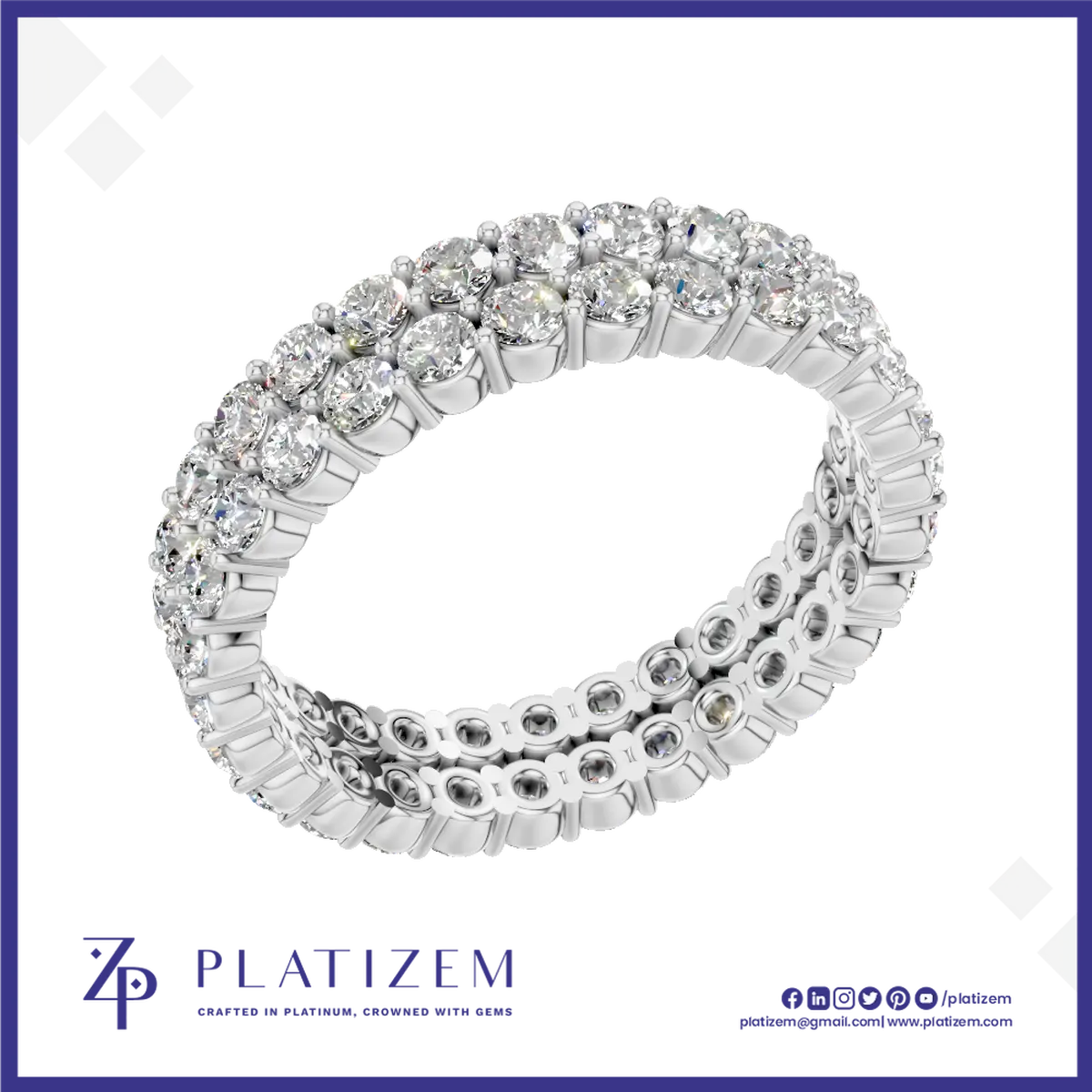 Laboratory Grown Diamond Stackable Ring