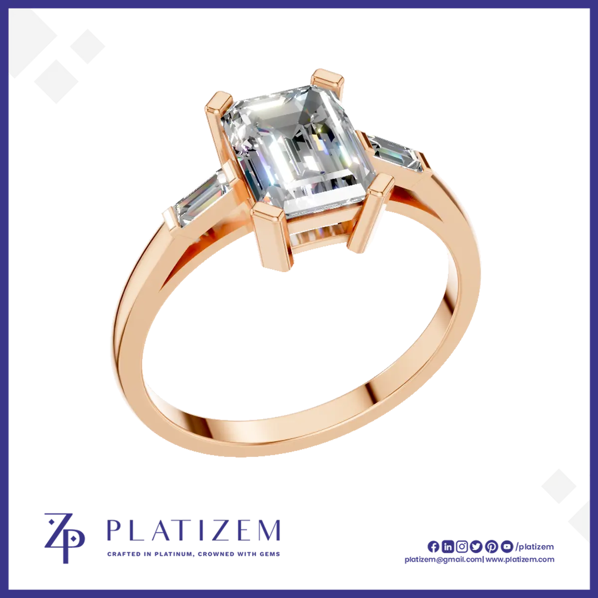 2 Carat Oval Laboratory Created Diamond Ring 18K Gold Luxury Ring