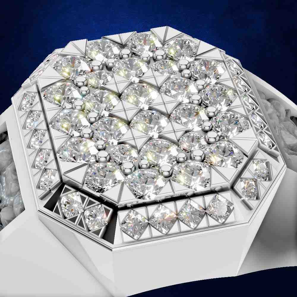 Laboratory Created Diamond Pave Ring