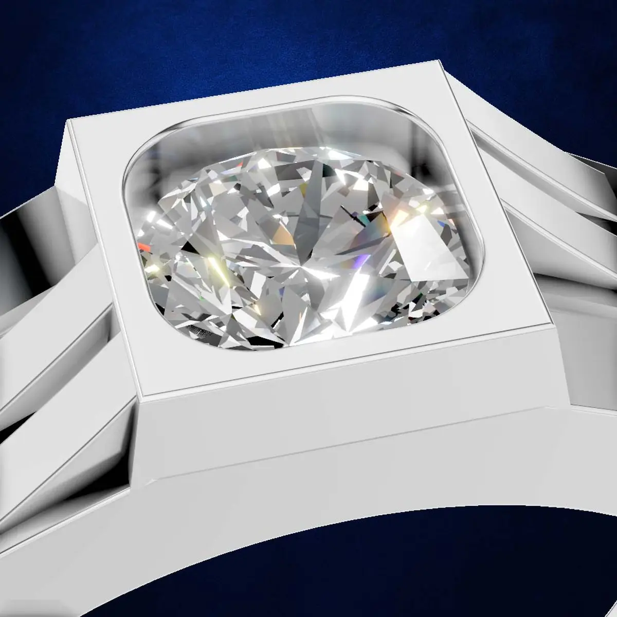 1 Carat Laboratory Grown Diamond Ring 