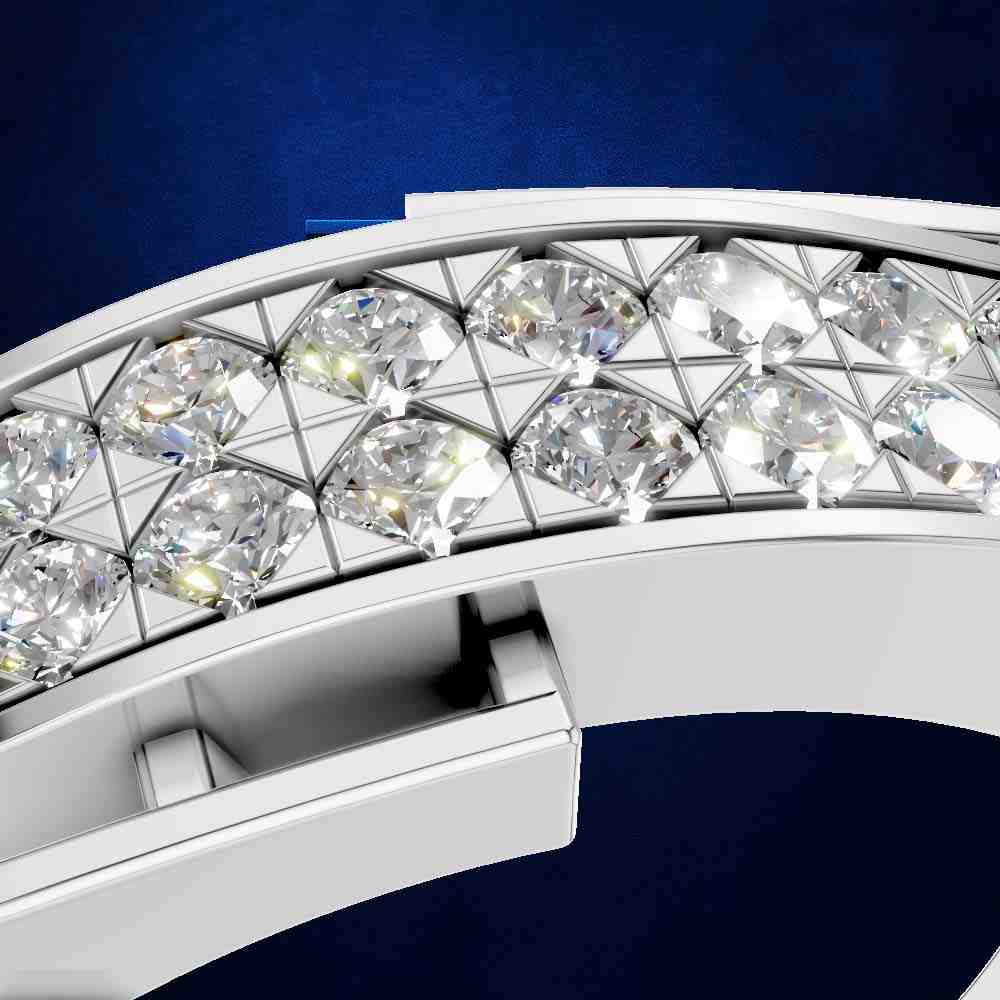 Laboratory Grown Diamond Mens Wedding Band