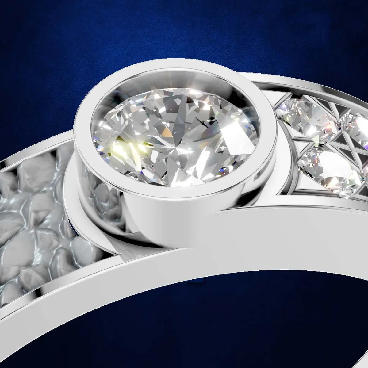 Laboratory Created Diamond Anniversary Band