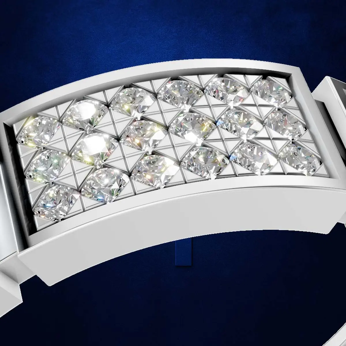 Round Laboratory Grown Diamond Wedding Band