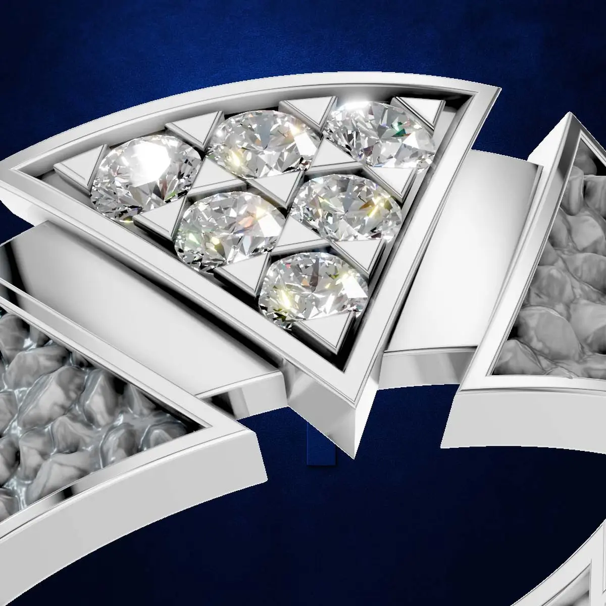 White Gold Laboratory Grown Diamond Wedding Band