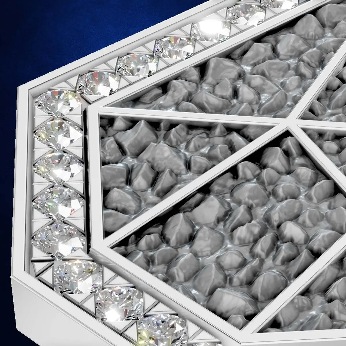 Laboratory Grown Diamond Halo Pendant Necklace