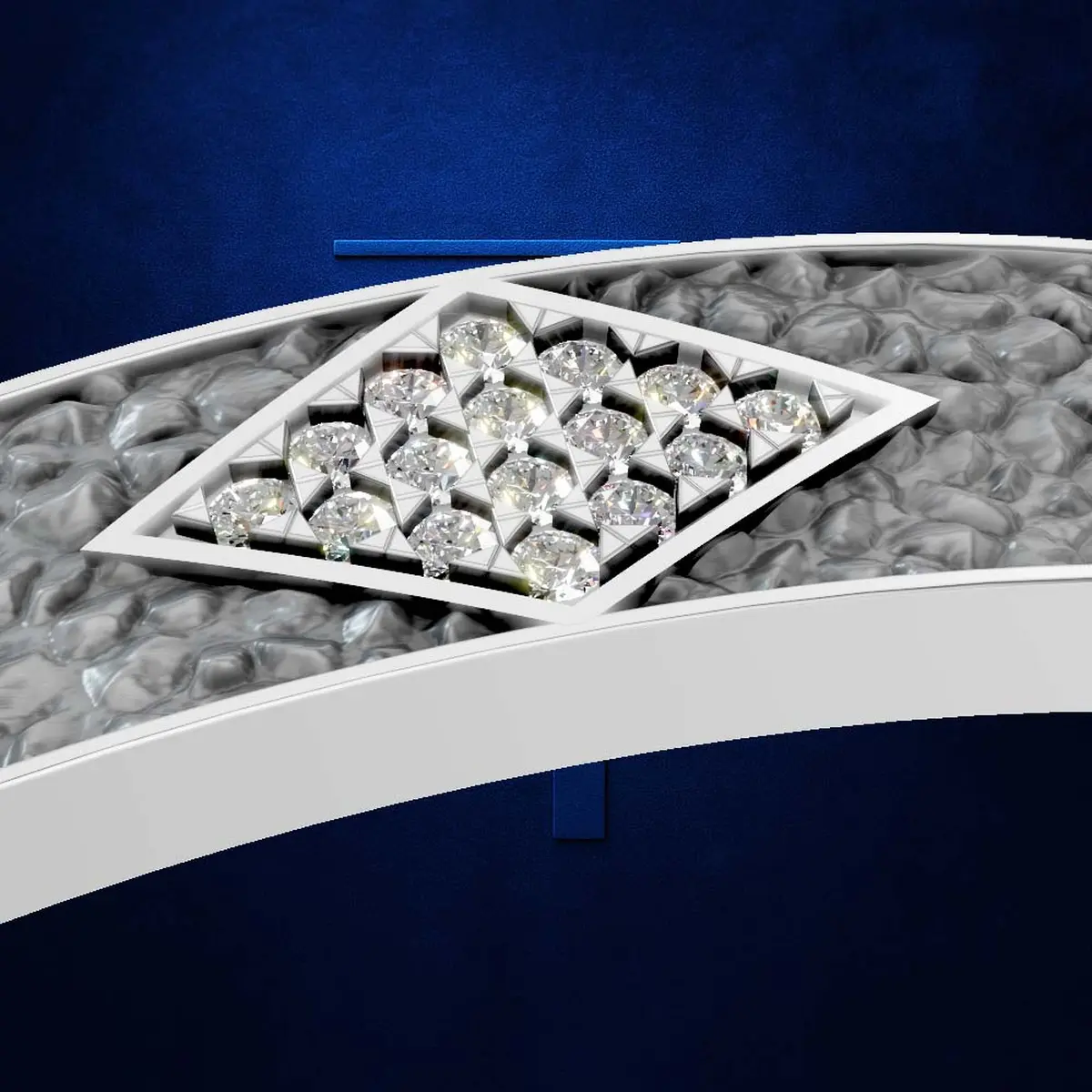 Modern Diamond Bangle for Women Minimalist Gold Silver Fine Jewelry Design