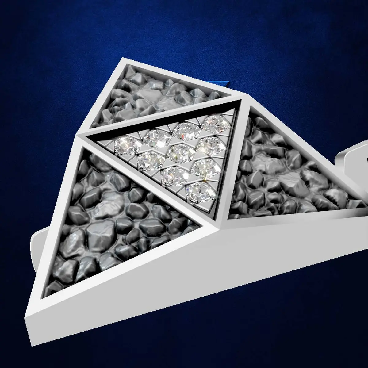 Pave Set Cufflinks for Men 18K Gold Laboratory Grown Diamond Iced Luxury Designer Formal Wedding Jewelry Gift