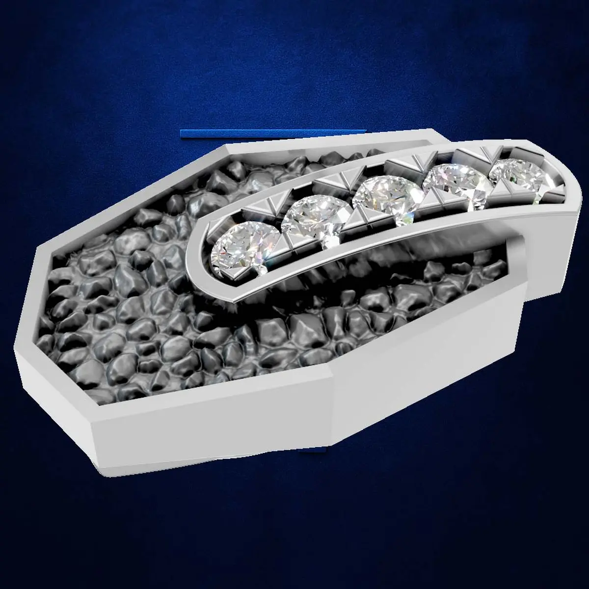 Laboratory Grown Diamond Cufflinks 18K Gold Iced Mens Luxury Cufflink Designer Wedding Formal Jewelry Style