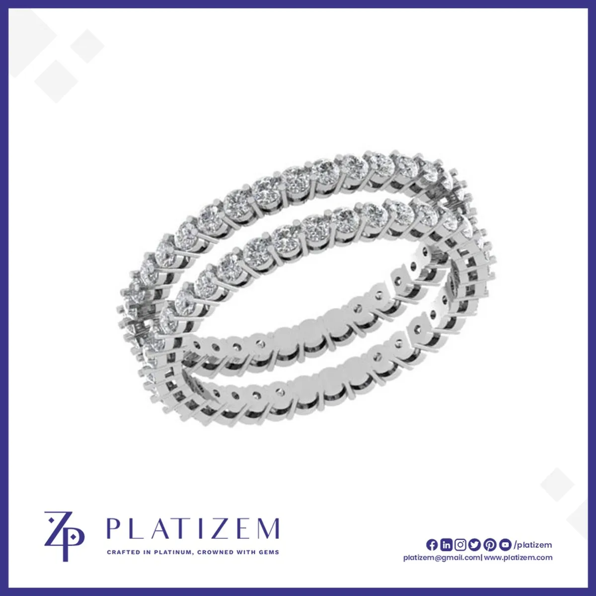 Thin Round Diamond Eternity Ring Band