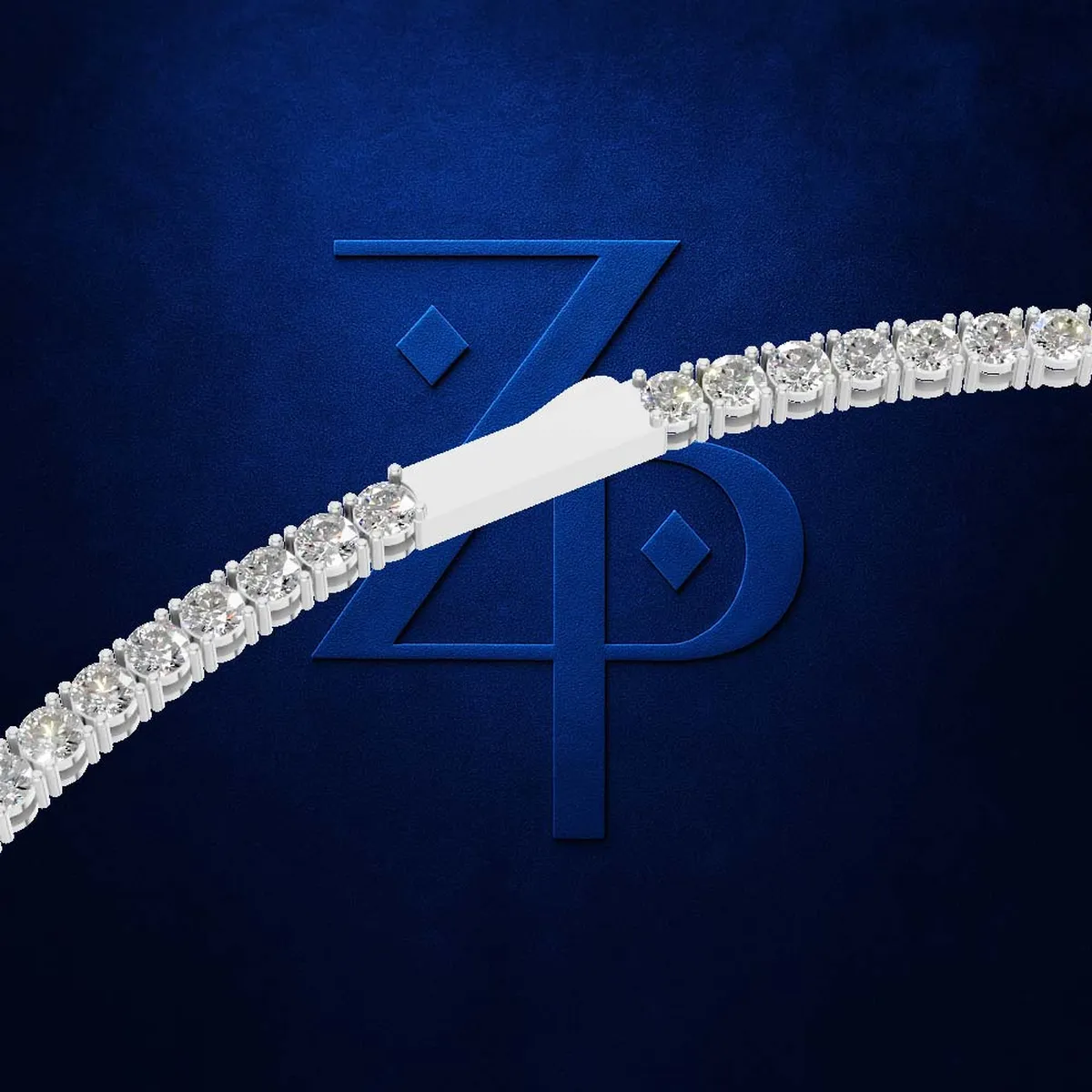 3mm Round Cut Lab Grown Diamond Tennis Necklace